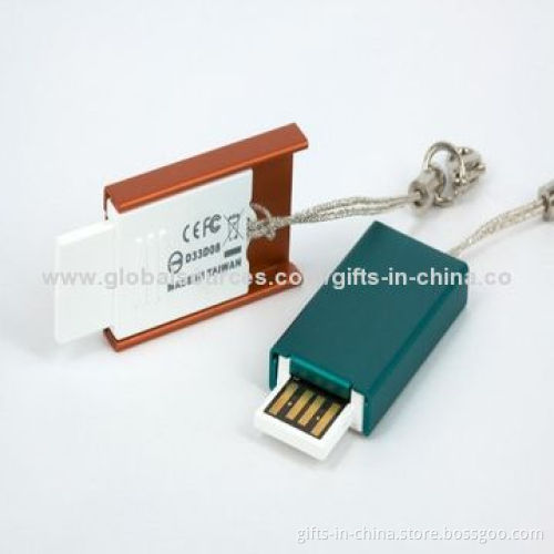 Multi-color Mini USB Flash Drives, Anti-shock and Moisture-resistant, OEM Orders Welcomed